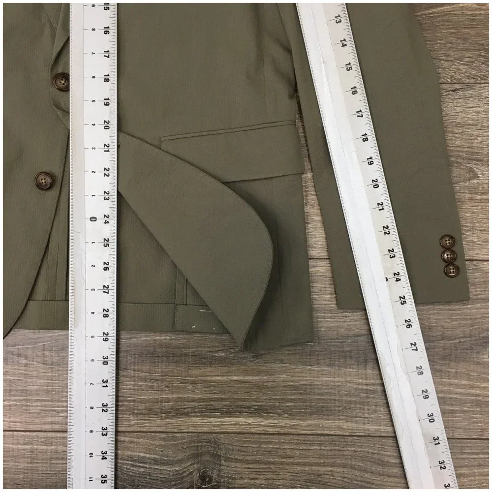 New J Crew Mens Blazer Sport Coat Two Button Casual Jacket Size 38R Cotton Suits